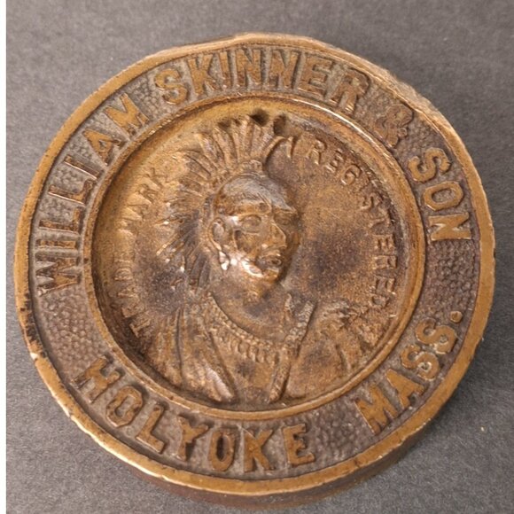 Ames Sword Company Other - Antique Ames Sword Company Bronze Paperweight William Skinner and Son.